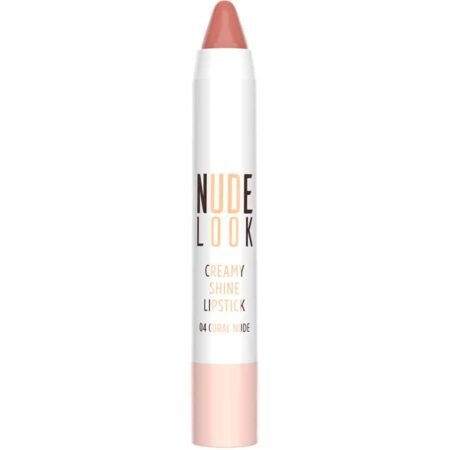 GOLDEN ROSE NUDE LOOK CREAMY SHINE LIPS - GR 04 CORAL NUDE