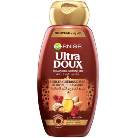 SHAMPOING HUILES GUERISSEUSES DE RICIN ET D'AMANDE 200ml