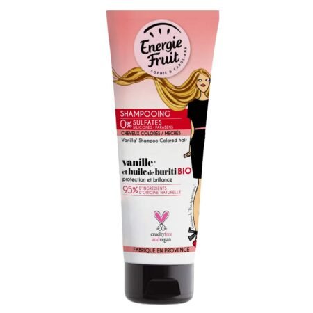 SHAMPOOING SANS SULFATES VANILLE & HUILE DE BURITI BIO