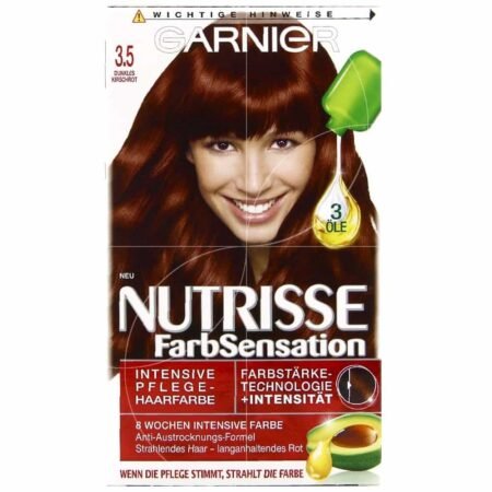 Garnier Coloration Permanente nutrisse 3.5 Rouge cerise fon??